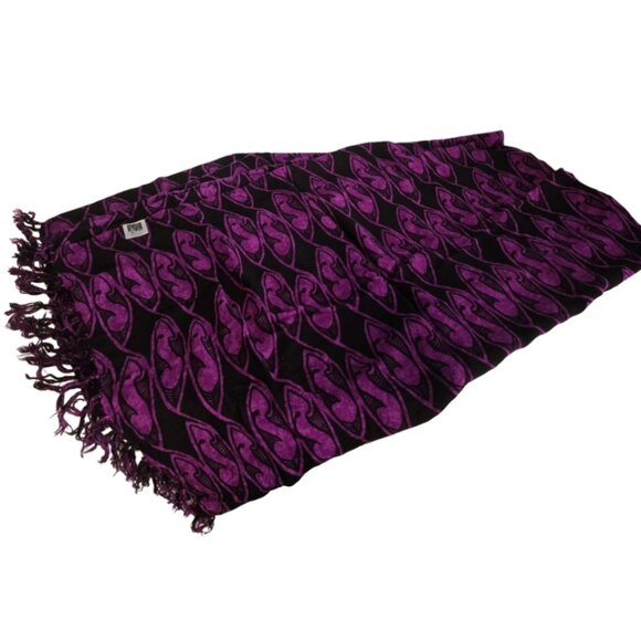 EUC Beach Cover-Up Long Rectangle Sarong - Picture 1 of 3